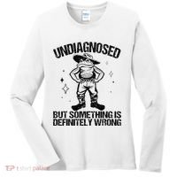 Undiagnosed But Something Is Definitely Wrong Cowboy Frog Women's Long Sleeve Shirt thumb 0