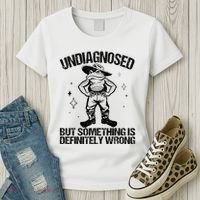 Undiagnosed But Something Is Definitely Wrong Cowboy Frog Women's T-Shirt thumb 3