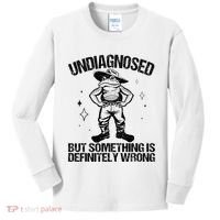 Undiagnosed But Something Is Definitely Wrong Cowboy Frog Kids Long Sleeve Shirt thumb 0