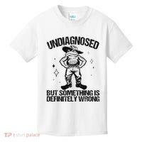 Undiagnosed But Something Is Definitely Wrong Cowboy Frog Kids T-Shirt thumb 0