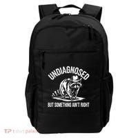 Undiagnosed But Something AinT Right Cowboy Funny Raccoon Backpack thumb 0