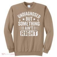 Undiagnosed But Something Aint Right Funny Sarcastic Humor Gift Sweatshirt thumb 0