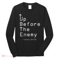 Up Before The Enemy Jocko 0430 Long Sleeve Shirt thumb 0