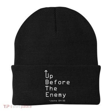 Up Before The Enemy Jocko 0430 Beanie