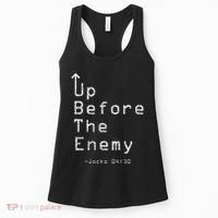 Up Before The Enemy Jocko 0430 Women's Tank Top thumb 0