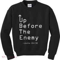 Up Before The Enemy Jocko 0430 Kids Sweatshirt thumb 0