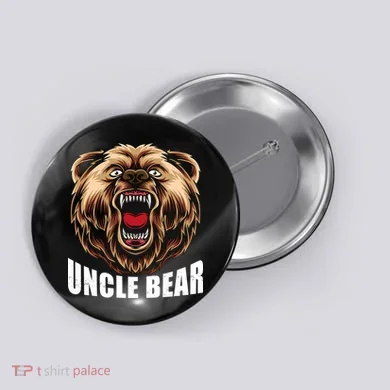 Uncle Bear Button