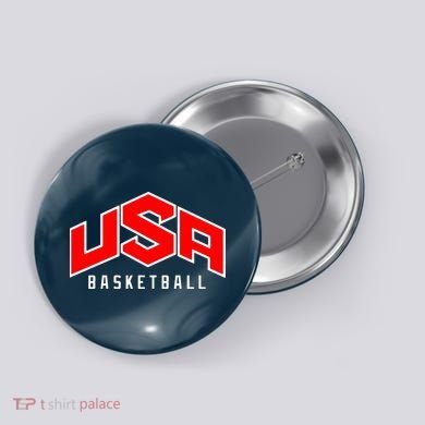 USA Basketball Button