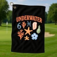 Underwater Bliss Golf Towel thumb 1