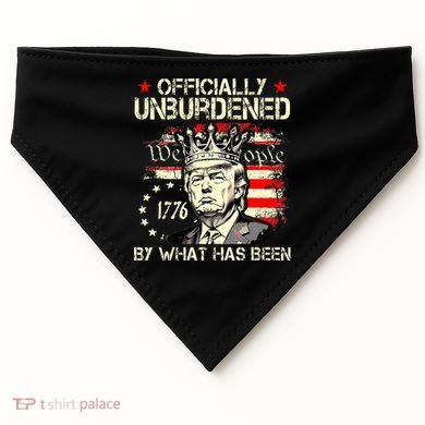 Unburdened By What Has Been Trump Victory USA-Made Doggie Bandana
