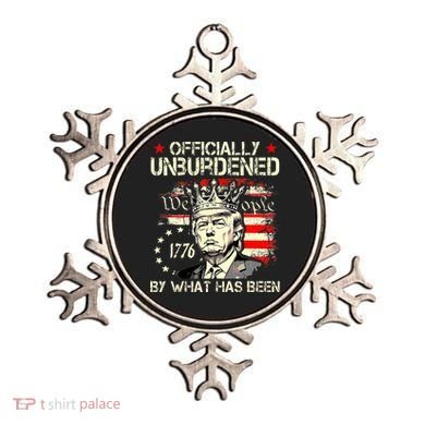 Unburdened By What Has Been Trump Victory Ornament