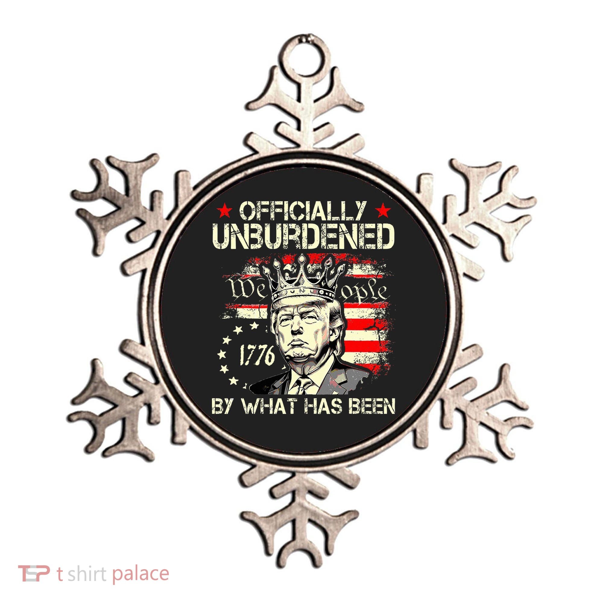 Unburdened By What Has Been Trump Victory Ornament