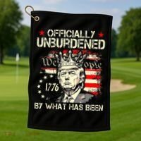 Unburdened By What Has Been Trump Victory Golf Towel thumb 1