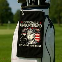 Unburdened By What Has Been Trump Victory Golf Towel thumb 2