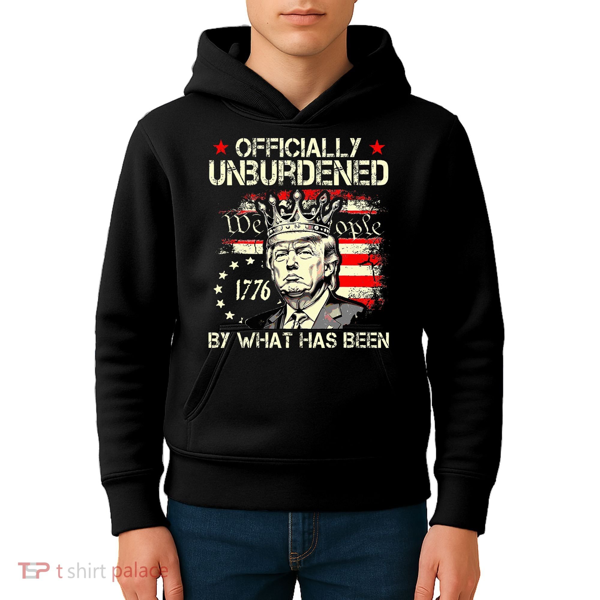 Unburdened By What Has Been Trump Victory Kids Hoodie