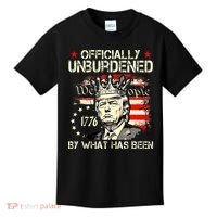 Unburdened By What Has Been Trump Victory Kids T-Shirt thumb 0