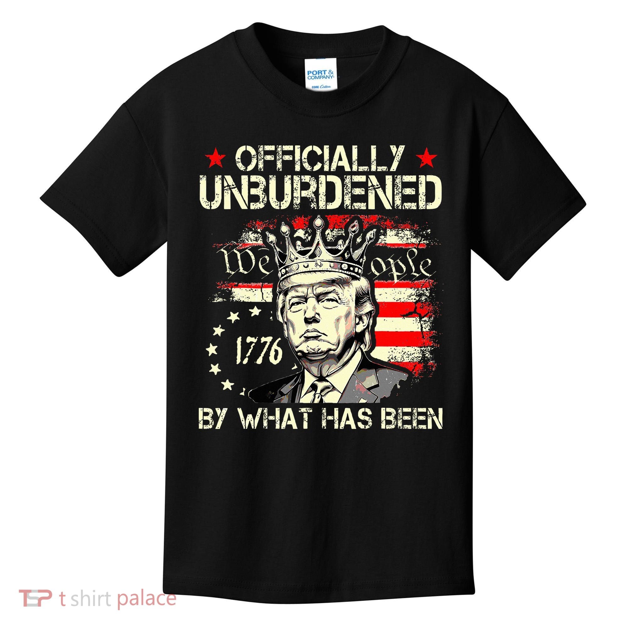 Unburdened By What Has Been Trump Victory Kids T-Shirt