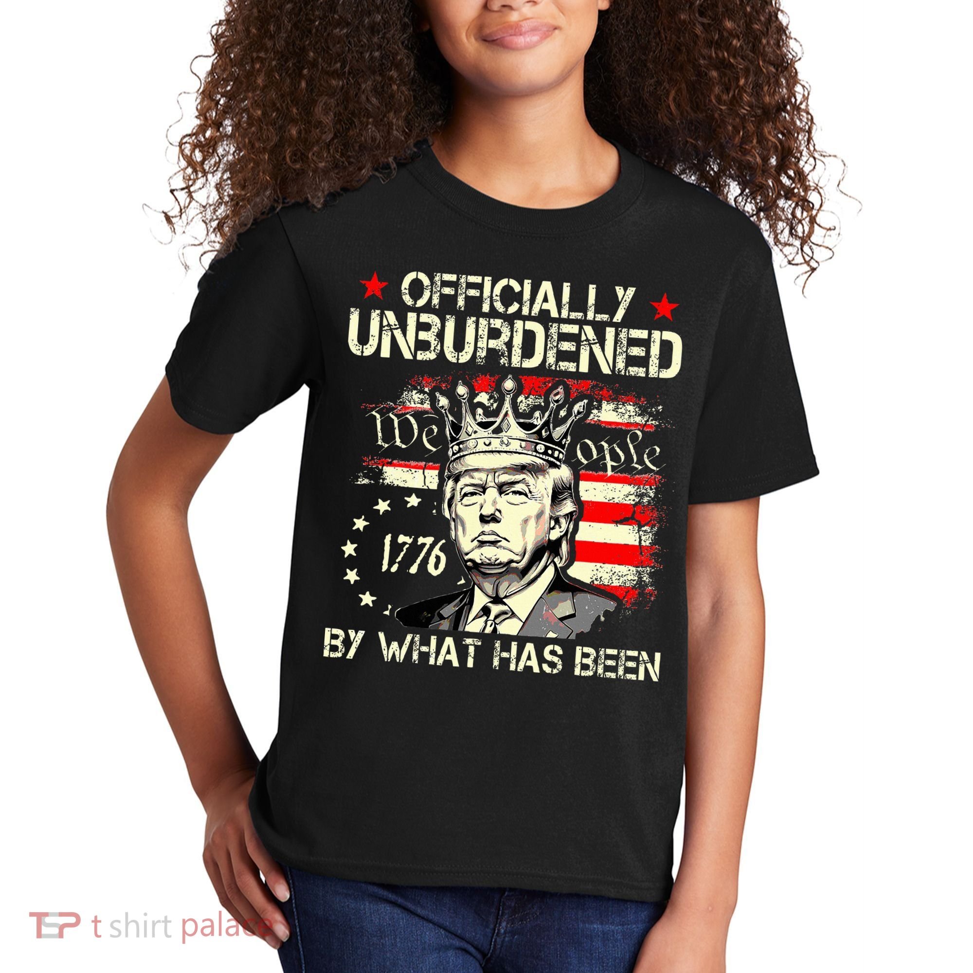 Unburdened By What Has Been Trump Victory Kids T-Shirt