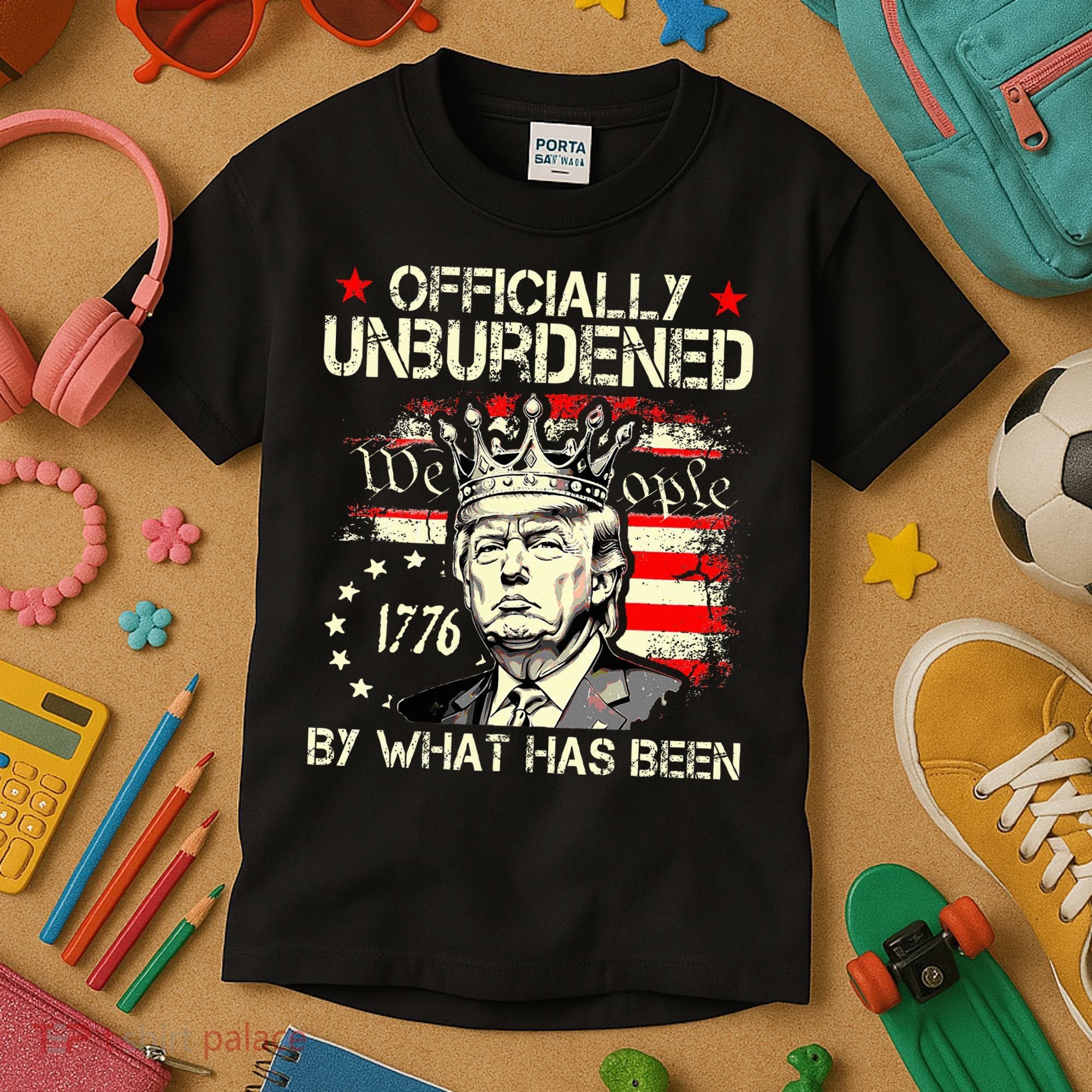 Unburdened By What Has Been Trump Victory Kids T-Shirt