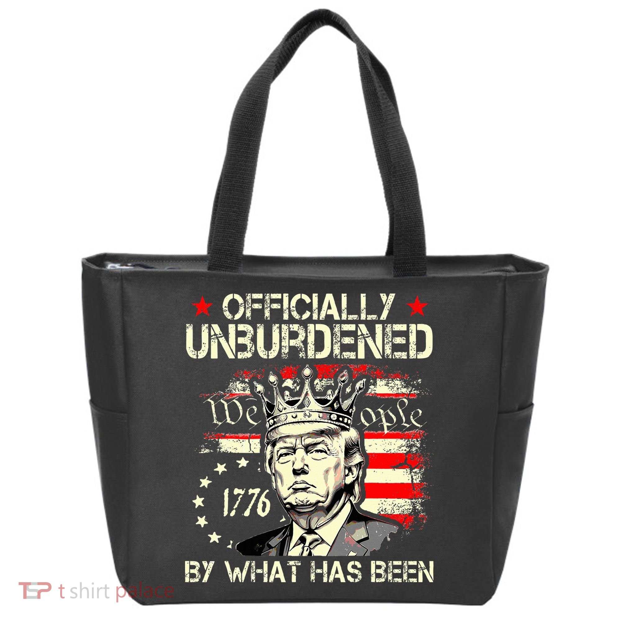 Unburdened By What Has Been Trump Victory Tote Bag