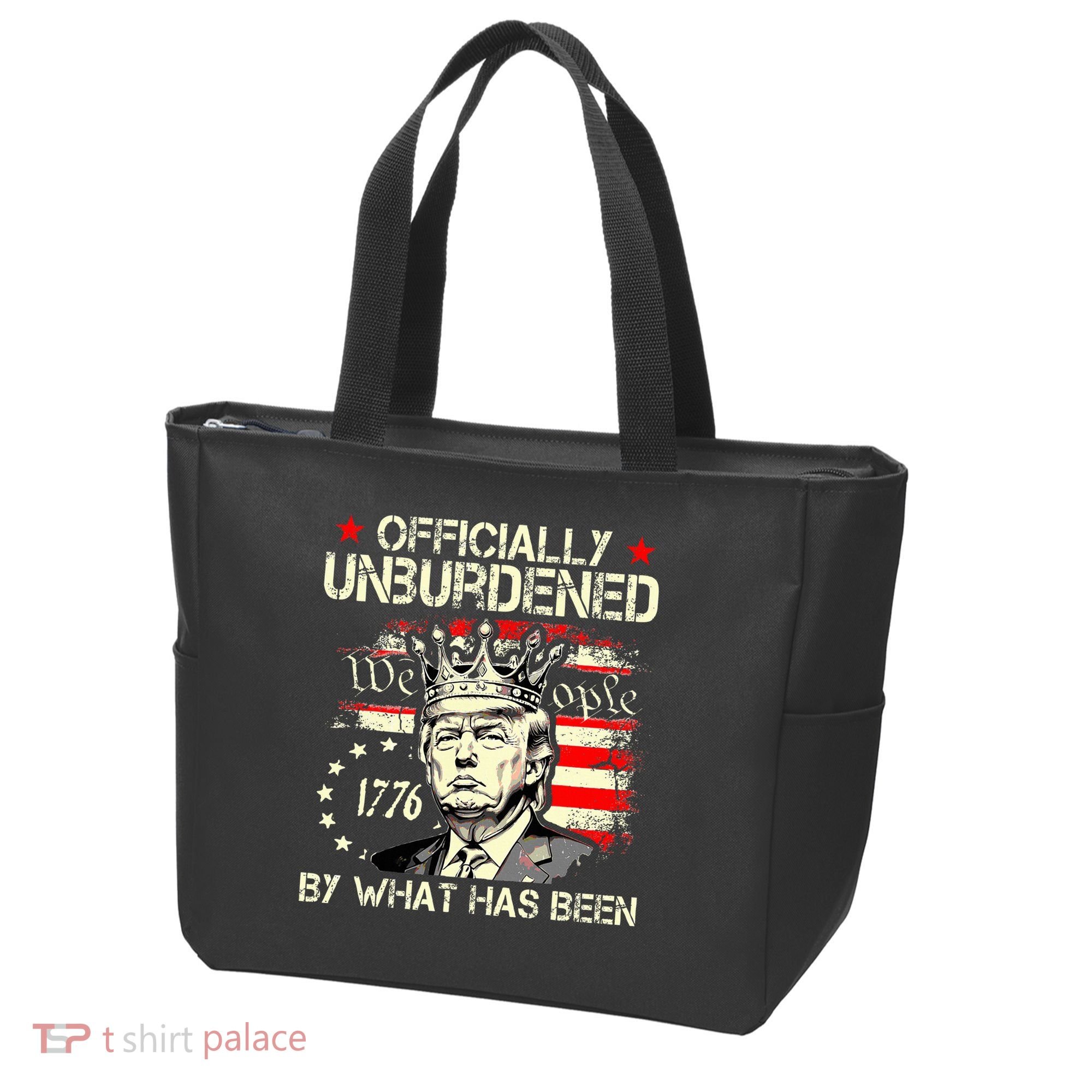 Unburdened By What Has Been Trump Victory Tote Bag
