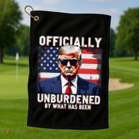 Unburdened By What Has Been Golf Towel thumb 1