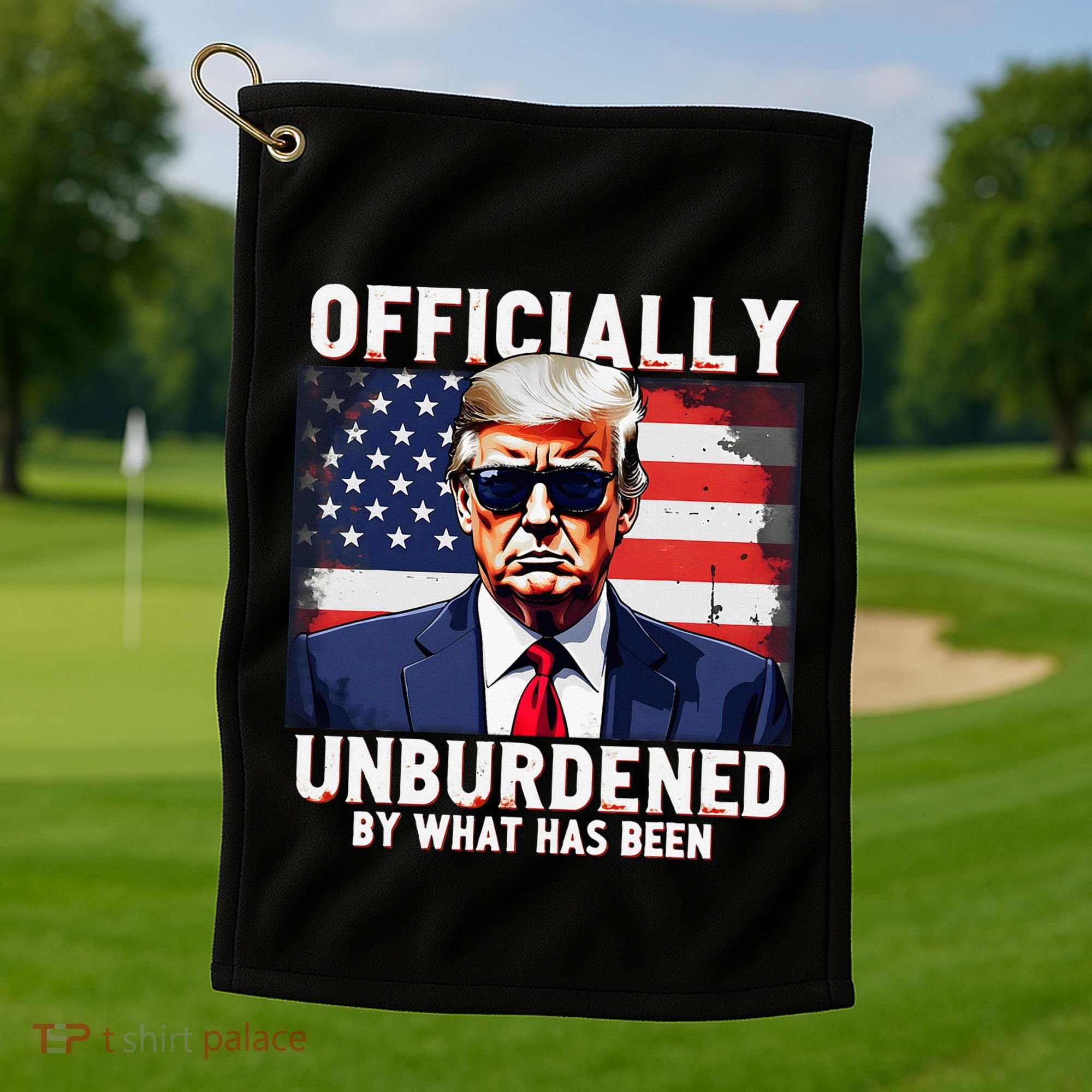 Unburdened By What Has Been Golf Towel