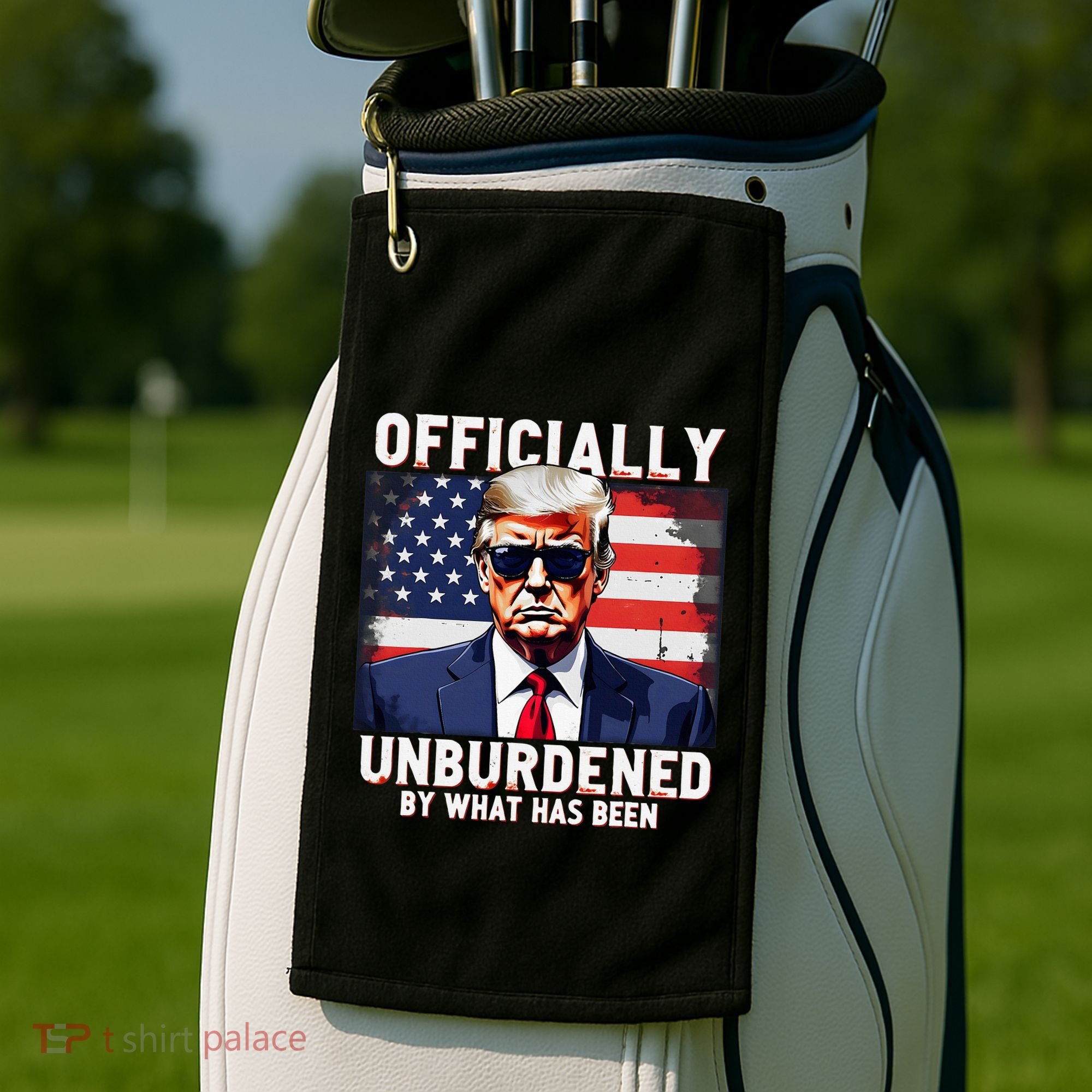 Unburdened By What Has Been Golf Towel