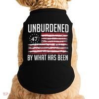 Unburdened By What Has Been Trump 47 Retro Us Flag Doggie Tank thumb 0