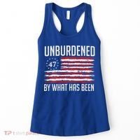 Unburdened By What Has Been Trump 47 Retro Us Flag Women's Tank Top thumb 0