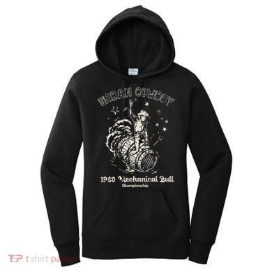 Urban Cowboy 1980S Mechanical Bull Women's Hoodie