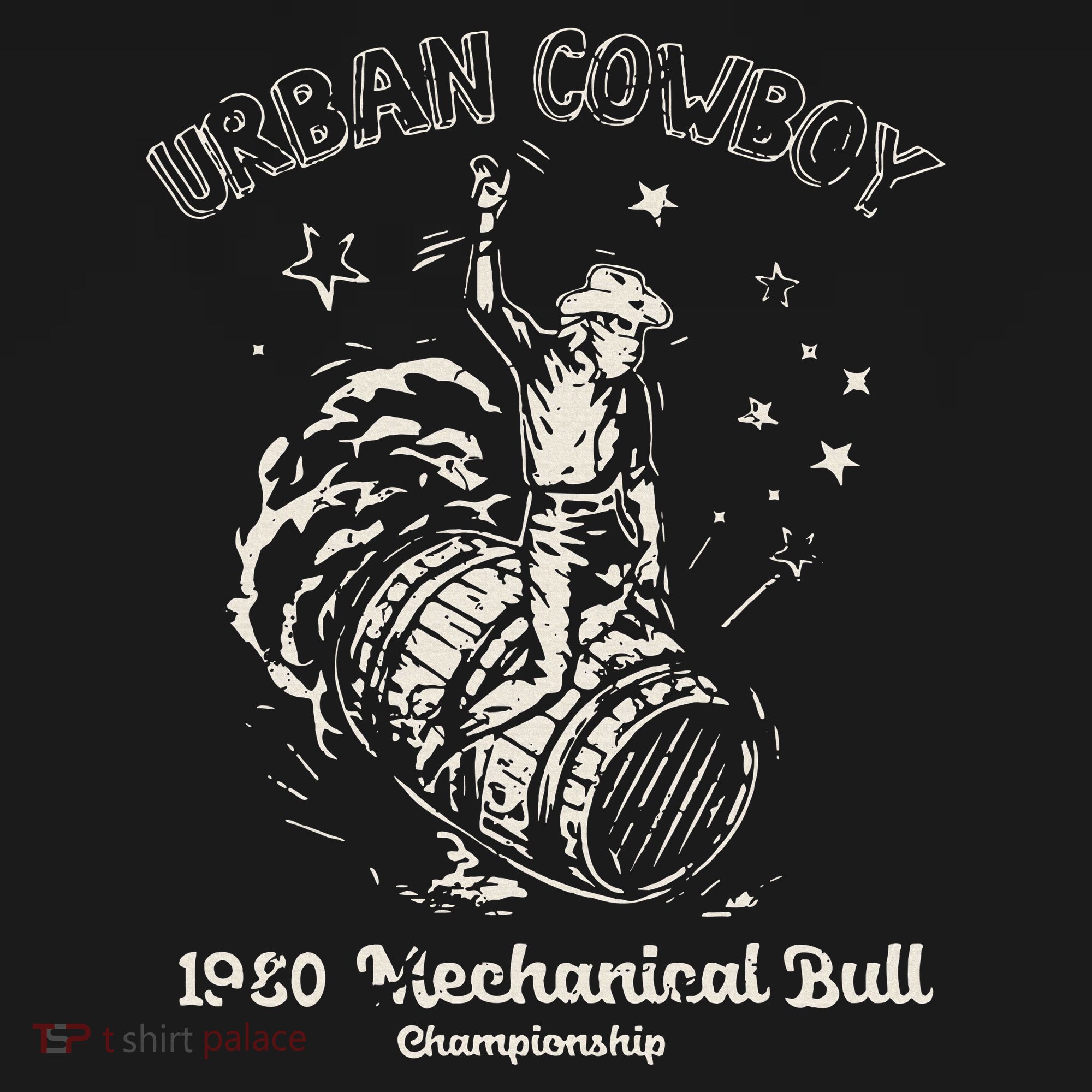 Urban Cowboy 1980S Mechanical Bull Women's Hoodie