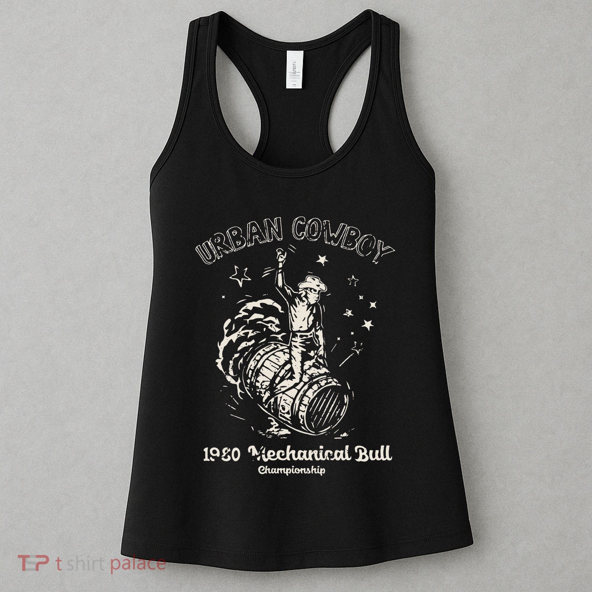Urban Cowboy 1980S Mechanical Bull Women's Tank Top