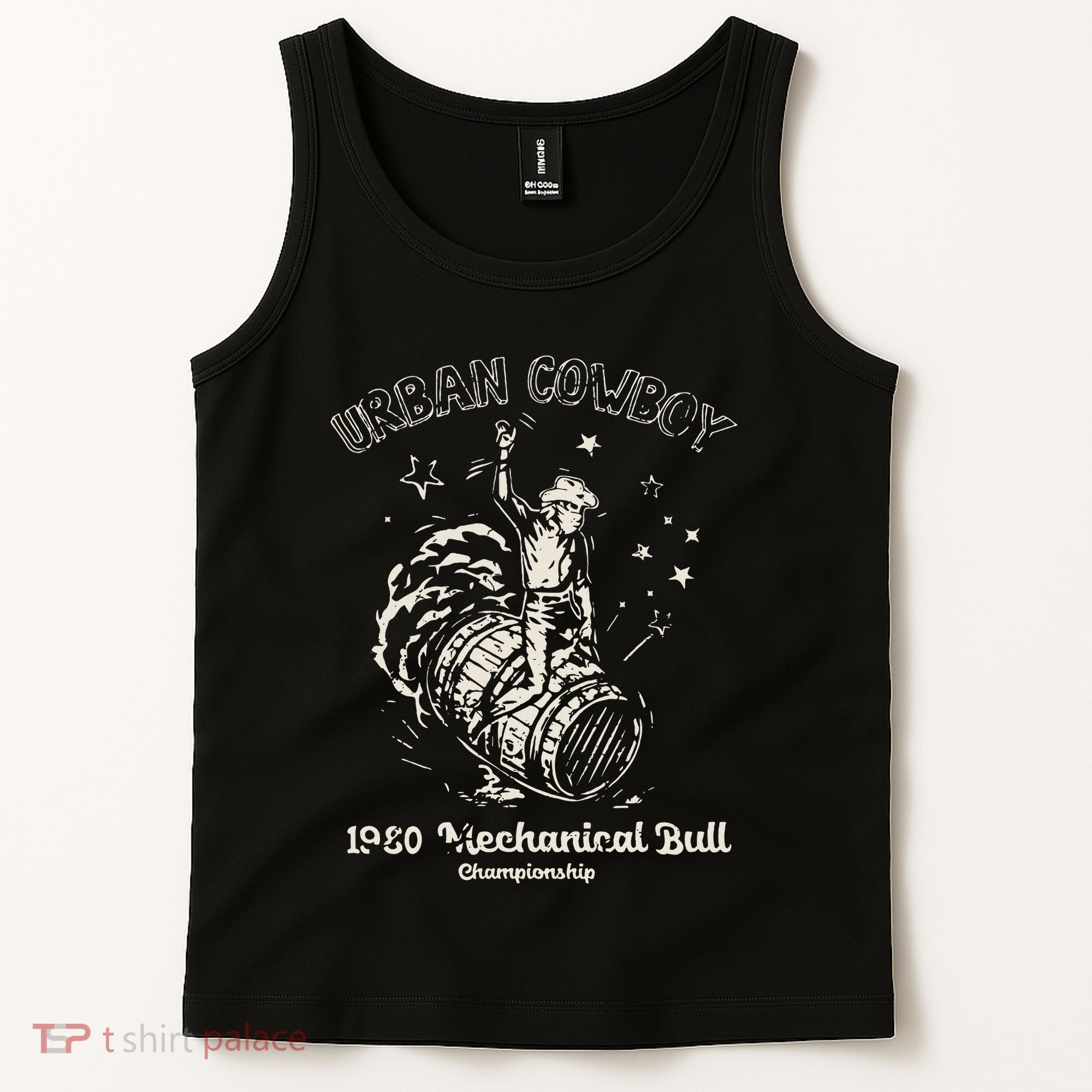 Urban Cowboy 1980S Mechanical Bull Tank Top