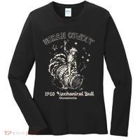 Urban Cowboy 1980S Mechanical Bull Women's Long Sleeve Shirt thumb 0