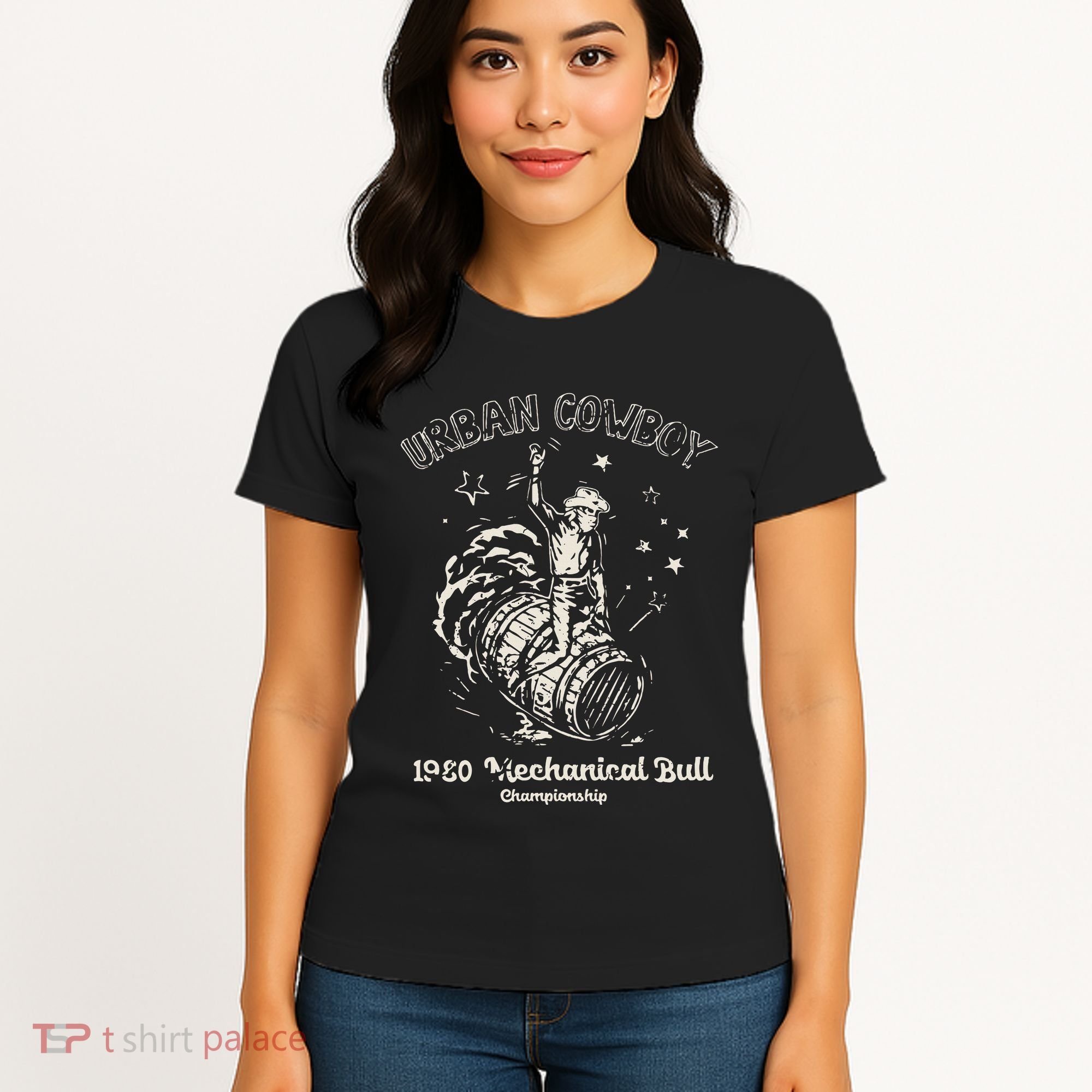 Urban Cowboy 1980S Mechanical Bull Women's T-Shirt