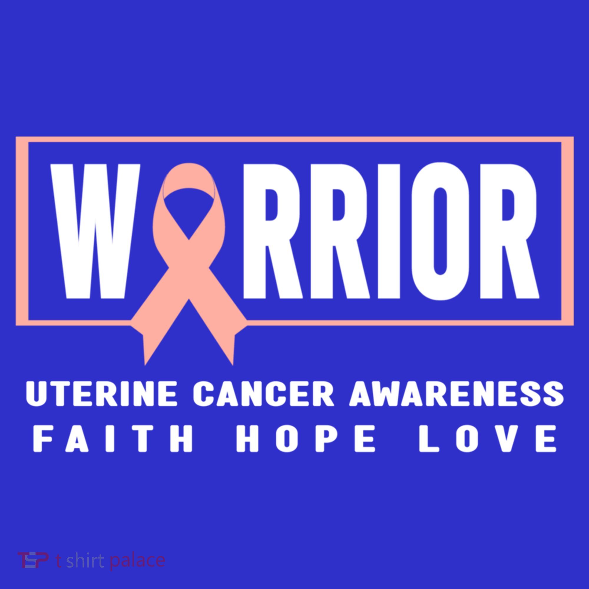 Uterine Cancer Awareness Cool Gift Funny Gift Uterine Cancer Warrior Gift Coaster