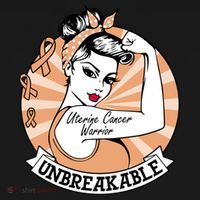 Uterine Cancer Awareness Uterine Cancer Warrior Unbreakable Meaningful Gift Women's Hoodie thumb 2