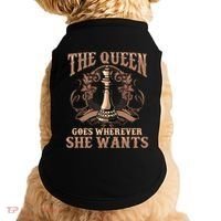 Unique Chess Art Chess Lover Chess Player Doggie Tank thumb 0