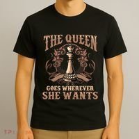 Unique Chess Art Chess Lover Chess Player T-Shirt thumb 3