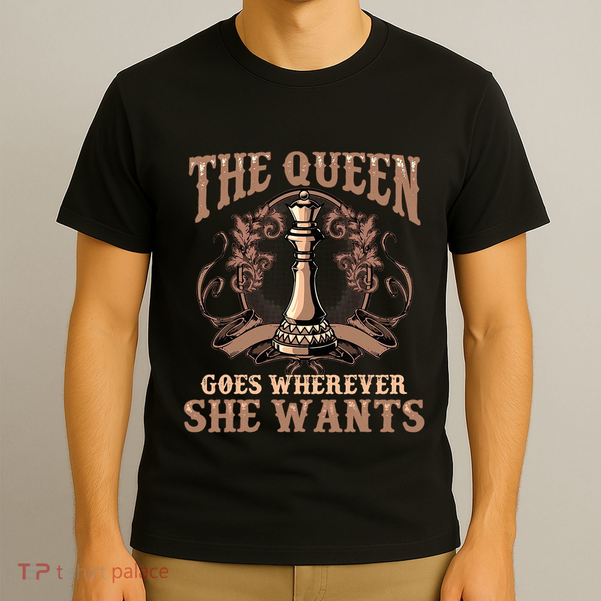 Unique Chess Art Chess Lover Chess Player T-Shirt