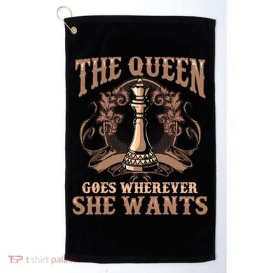 Unique Chess Art Chess Lover Chess Player Golf Towel