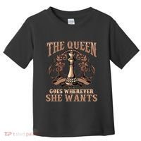 Unique Chess Art Chess Lover Chess Player Toddler T-Shirt thumb 0