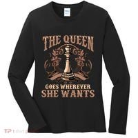 Unique Chess Art Chess Lover Chess Player Women's Long Sleeve Shirt thumb 0