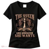 Unique Chess Art Chess Lover Chess Player Women's T-Shirt thumb 0