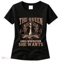 Unique Chess Art Chess Lover Chess Player Women's T-Shirt thumb 0