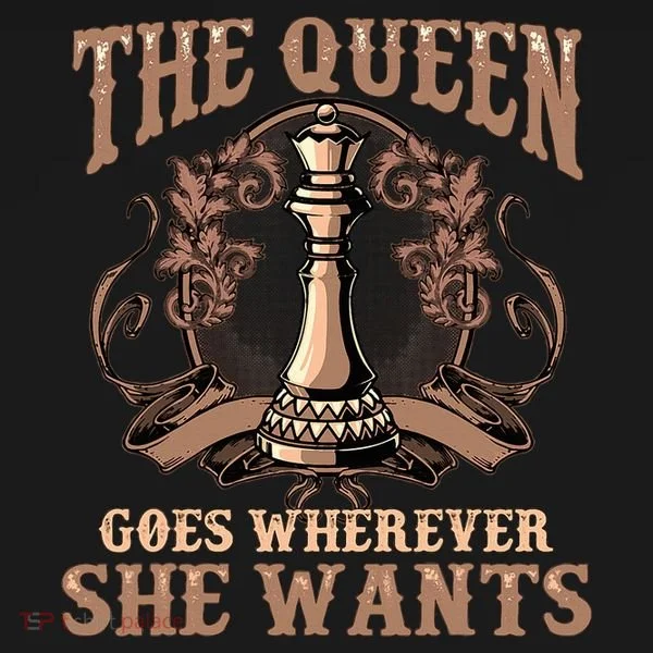 Unique Chess Art Chess Lover Chess Player Women's T-Shirt