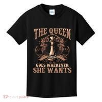 Unique Chess Art Chess Lover Chess Player Kids T-Shirt thumb 0