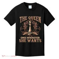 Unique Chess Art Chess Lover Chess Player Kids T-Shirt thumb 0