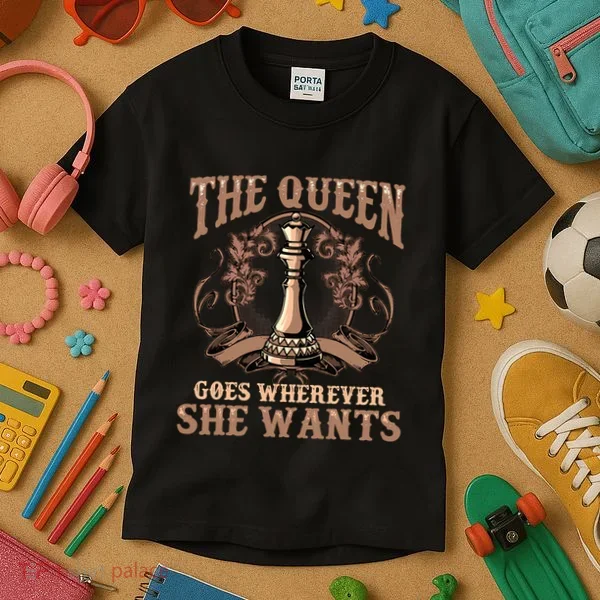 Unique Chess Art Chess Lover Chess Player Kids T-Shirt